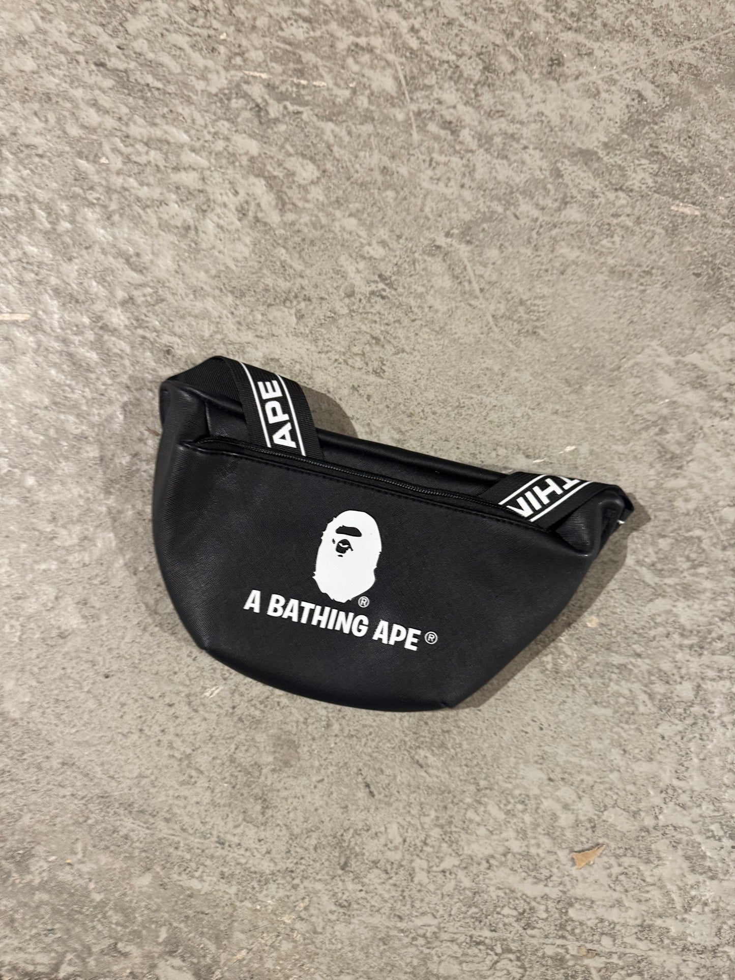A Bathing Ape Waist Bag Black